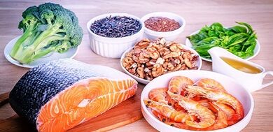 Vitaminas en productos para el cerebro